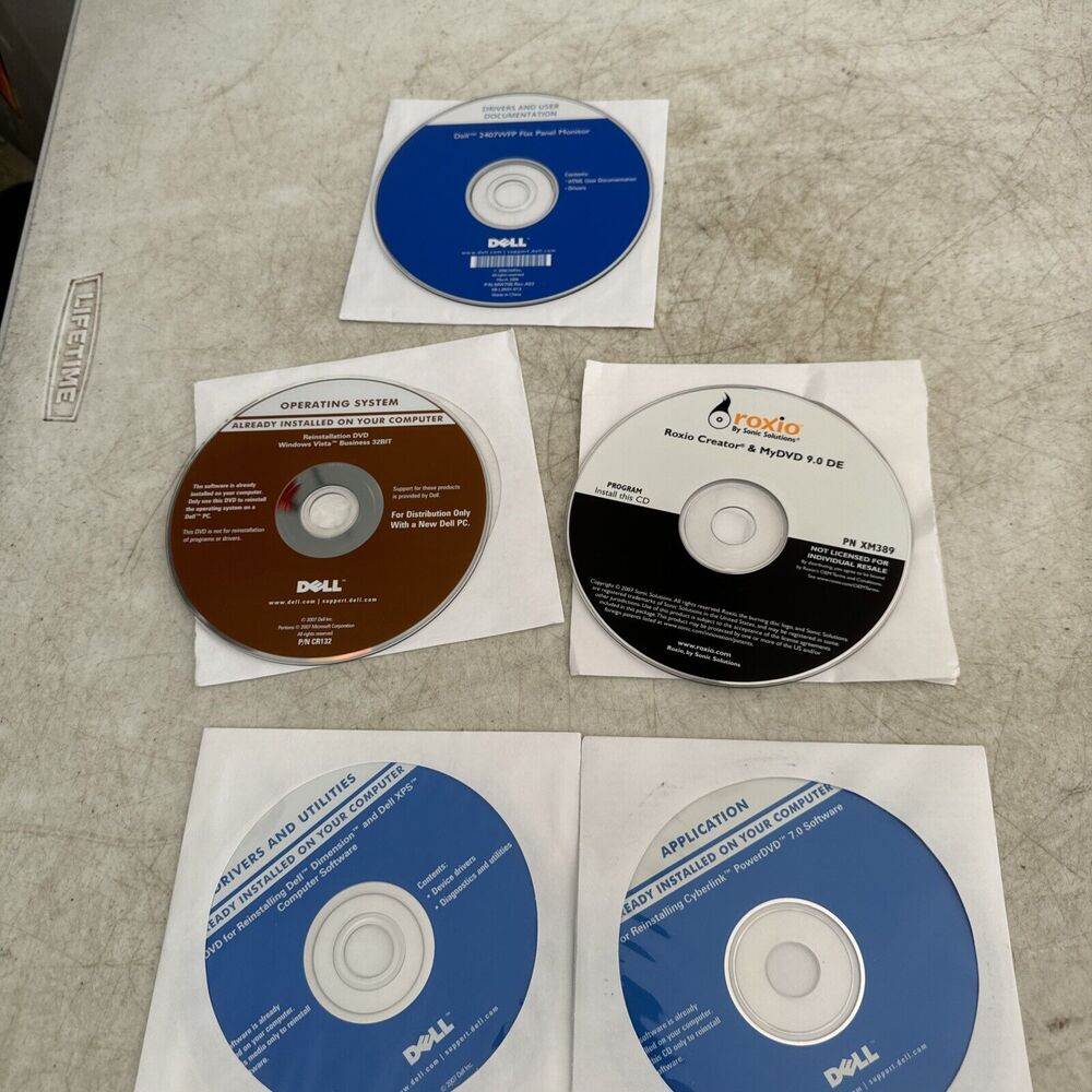 Dell Computer System Cd Program Systems Roxio - Picture 1 of 6